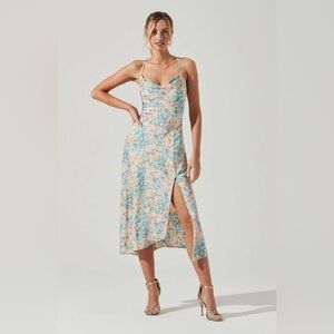 ASTR the label Gaia floral midi dress NWOT, size small